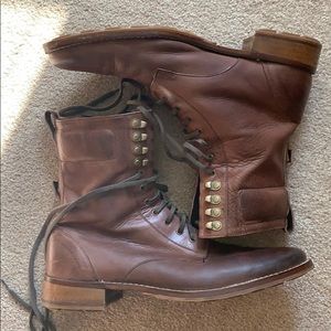 Cole Haan Nike Air Bentley lace-up boots